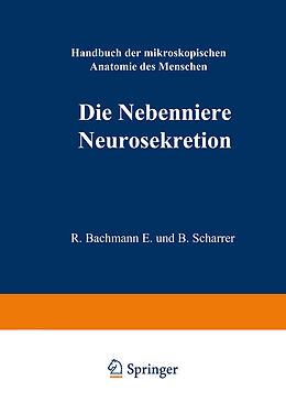Kartonierter Einband Die Nebenniere. Neurosekretion. von 