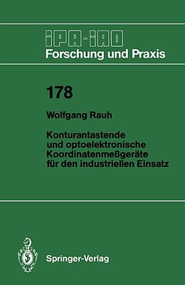 E-Book (pdf) Konturantastende und optoelektronische Koordinatenmeßgeräte für den industriellen Einsatz von Wolfgang Rauh