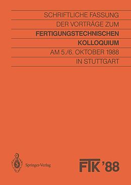 E-Book (pdf) FTK 88, Fertigungstechnisches Kolloquium von 