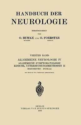 E-Book (pdf) Hirnnerven Pupille von A. Bielschowsky, P. A. Jaensch, W. Klestadt