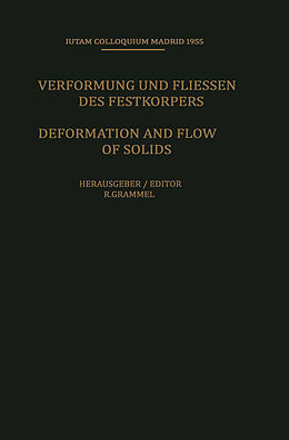 Couverture cartonnée Deformation and Flow of Solids / Verformung und Fliessen des Festkörpers de 