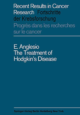 Kartonierter Einband The Treatment of Hodgkin s Disease von Enrico Anglesio
