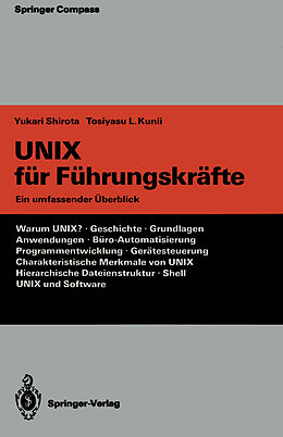 Kartonierter Einband UNIX für Führungskräfte von Yukari Shirota, Tosiyasu L. Kunii