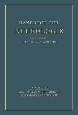 Kartonierter Einband Experimentelle Physiologie von H.G. Berger, E. Brücke, Dusser de Barenne