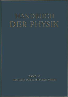 E-Book (pdf) Mechanik der Elastischen Körper von G. Angenheister, A. Busemann, O. Föppl