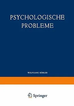 E-Book (pdf) Psychologische Probleme von Wolfgang Köhler