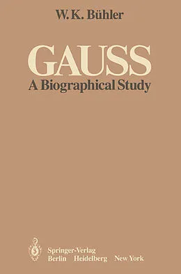 E-Book (pdf) Gauss von W. K. Bühler