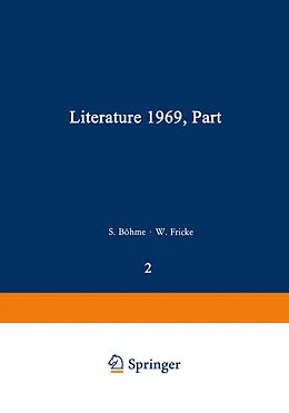E-Book (pdf) Literature 1969, Part 2 von Siegfried Böhme, Walter Fricke, Ulrich Güntzel-Lingner