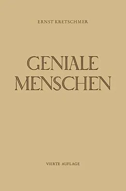 E-Book (pdf) Geniale Menschen von Ernst Kretschmer