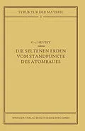 E-Book (pdf) Die seltenen Erden vom Standpunkte des Atombaus von G. v. Hevesy