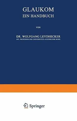 E-Book (pdf) Glaukom von Wolfgang Leydhecker
