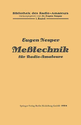 E-Book (pdf) Meßtechnik für Radio-Amateure von Eugen Nesper
