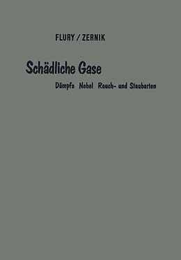 E-Book (pdf) Schädliche Gase von Ferdinand Flury, Franz Zernik