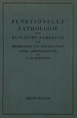 E-Book (pdf) Funktionelle Pathologie von Gustav von Bergmann