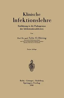 E-Book (pdf) Klinische Infektionslehre von Felix Otto Höring