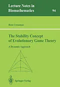 E-Book (pdf) The Stability Concept of Evolutionary Game Theory von Ross Cressman