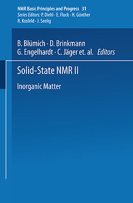 Couverture cartonnée Solid-State NMR II de 