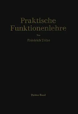 E-Book (pdf) Jacobische elliptische Funktionen, Legendresche elliptische Normalintegrale und spezielle Weierstraßsche Zeta- und Sigma-Funktionen von F. Tölke