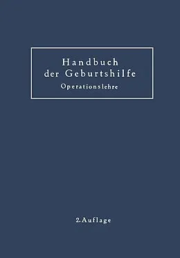 E-Book (pdf) Geburtshilfliche Operationslehre von K. Baisch, M. Hofmeier, W. Zangemeister