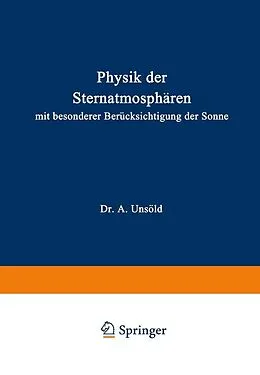E-Book (pdf) Physik der Sternatmosphären von A. Unsöld