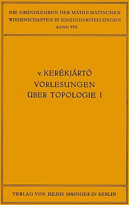 E-Book (pdf) Vorlesungen über Topologie von B. v. Keraekjaartao