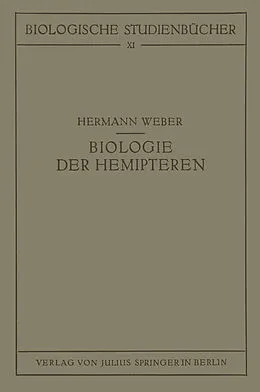 E-Book (pdf) Biologie der Hemipteren von Hermann Weber