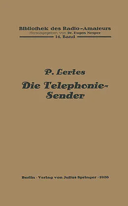 E-Book (pdf) Die Telephonie-Sender von P. Lertes
