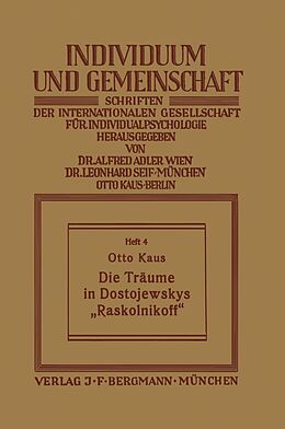 E-Book (pdf) Die Träume in Dostojewskys Raskolnikoff von Otto Kaus