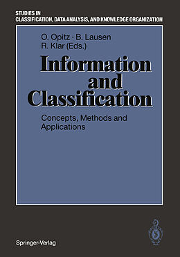 eBook (pdf) Information and Classification de 