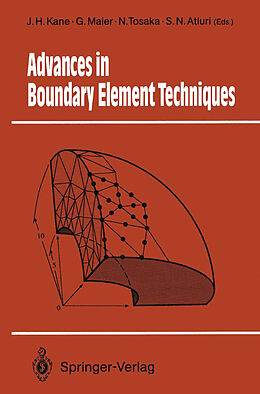 Couverture cartonnée Advances in Boundary Element Techniques de 