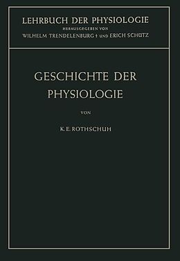 E-Book (pdf) Geschichte der Physiologie von Karl E. Rothschuh