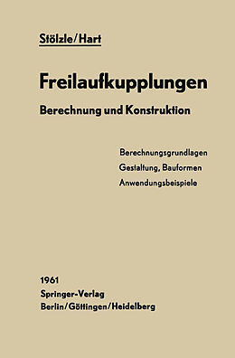 E-Book (pdf) Freilaufkupplungen von Karl Stölzle, Sigwalt Hart