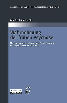 E-Book (pdf) Wahrnehmung der frühen Psychose von Martin Hambrecht