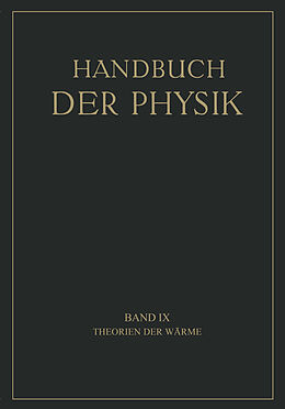 Kartonierter Einband Theorien der Wärme von K. Bennewitz, A. Byk, F. Henning