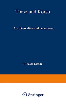 Kartonierter Einband Torso und Korso von Hermann Lessing