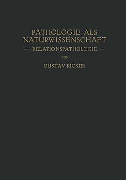 E-Book (pdf) Pathologie als Naturwissenschaft von Gustav Ricker