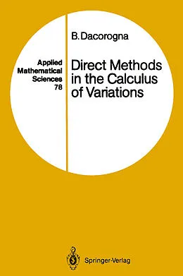 E-Book (pdf) Direct Methods in the Calculus of Variations von Bernard Dacorogna