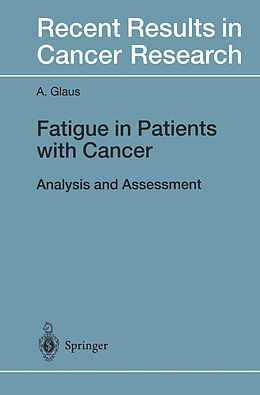 Kartonierter Einband Fatigue in Patients with Cancer von Agnes Glaus