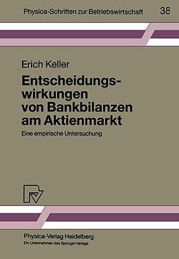 E-Book (pdf) Entscheidungswirkungen von Bankbilanzen am Aktienmarkt von Erich Keller