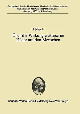 E-Book (pdf) Über die Wirkung elektrischer Felder auf den Menschen von H. Schaefer