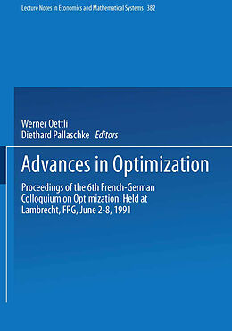 eBook (pdf) Advances in Optimization de 