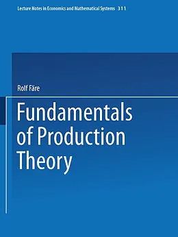 E-Book (pdf) Fundamentals of Production Theory von Rolf Färe