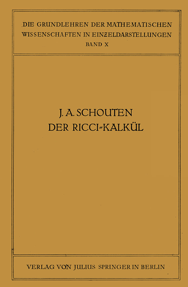 Der Ricci-Kalkül