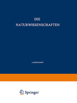 Kartonierter Einband Die Naturwissenschaften von A. Butenandt, P. Debye, F. K. Drescher-Kaden