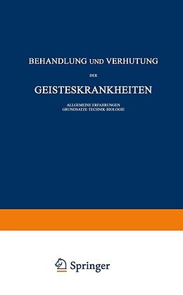 E-Book (pdf) Behandlung und Verhütung der Geisteskrankheiten von Carl Schneider