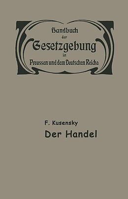 E-Book (pdf) Handel und Gewerbe von F. Lusensky