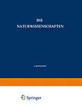 E-Book (pdf) Die Naturwissenschaften von A. Butenandt, P. Debye, F. K. Drescher-Kaden