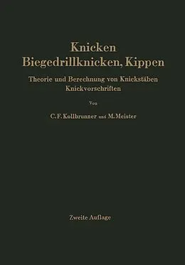 E-Book (pdf) Knicken, Biegedrillknicken, Kippen von Curt F. Kollbrunner, Martin Meister