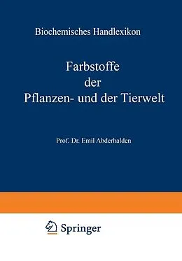 E-Book (pdf) Biochemisches Handlexikon von H. Altenburg, I. Bang, K. Bartelt