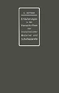 E-Book (pdf) Erläuterungen zu den Vorschriften für die Konstruktion und Prüfung von Installationsmaterial, den Vorschriften für die Konstruktion und Prüfung von Schaltapparaten für Spannungen bis einschl 750 V und den Normalien über die Abstufung von Stromstärken und ü von Georg Dettmar